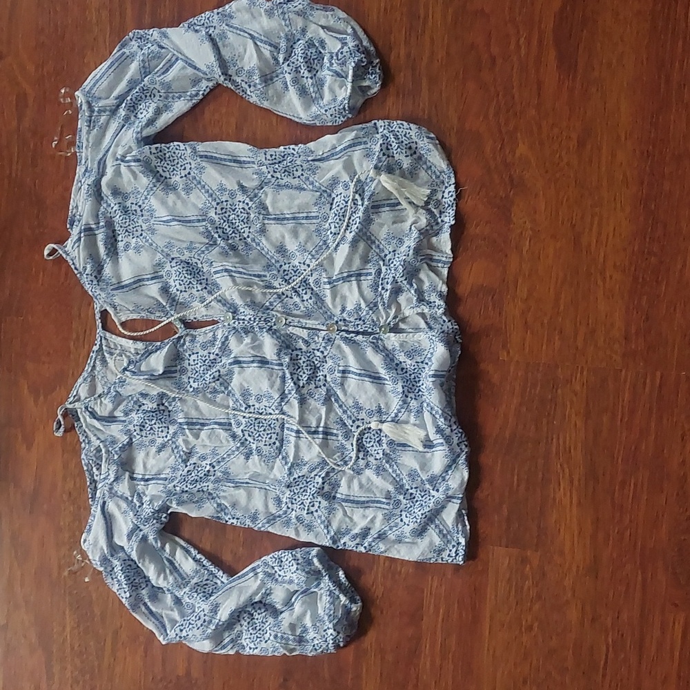 Cold shoulder blouse